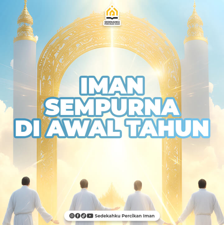 Iman Sempurna Di Awal Tahun Sedekahku